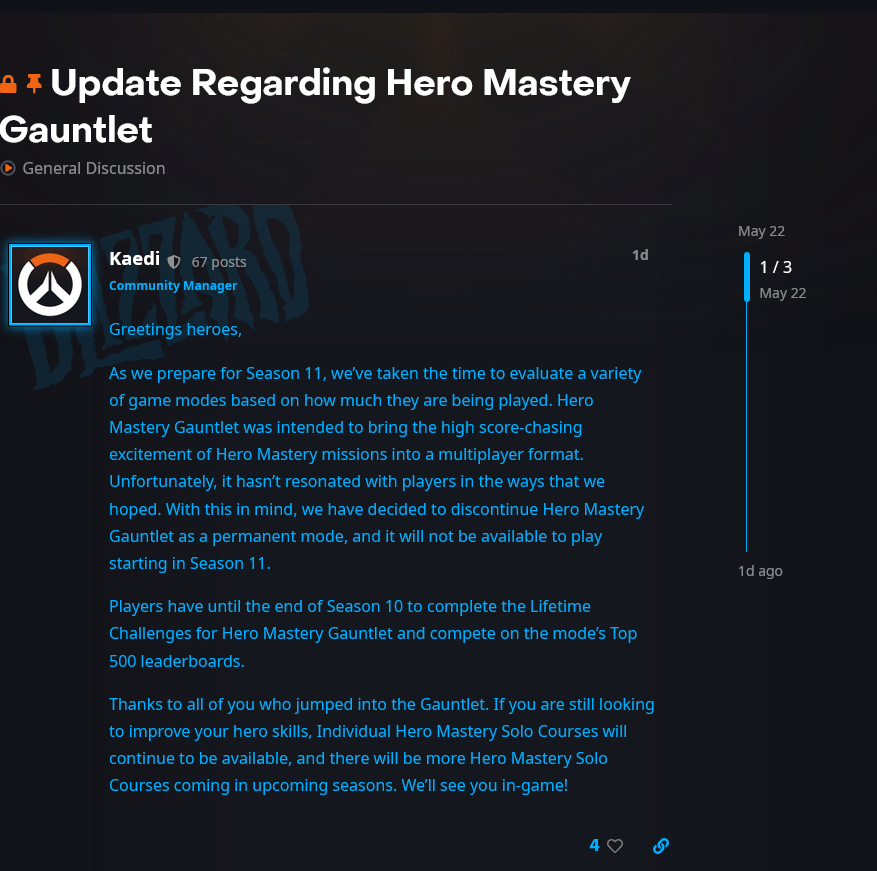 《守望先锋2》砍掉PVE仅存模式